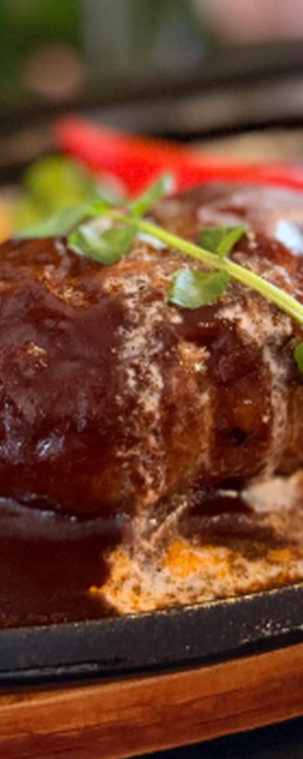 Hitachi-gyu wagyu hamburger steak
